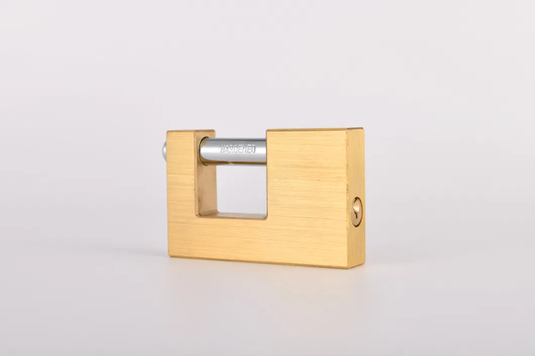 Premium Quality Brass Padlock - 90mm Rectangular Design