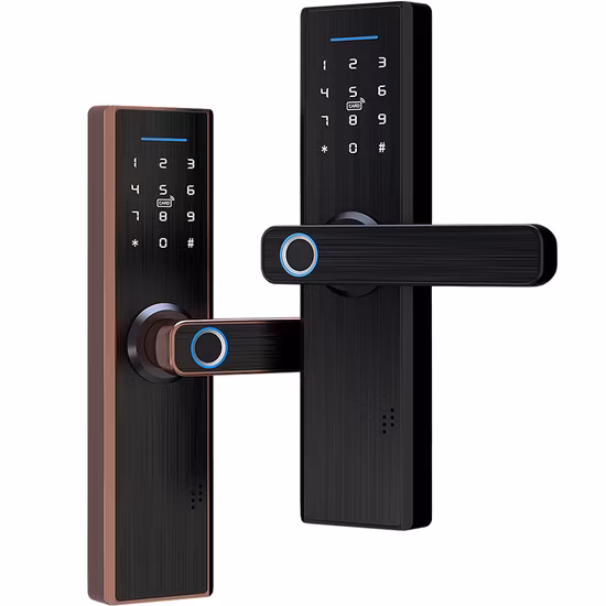 スマートベッドルームWiFi電子インテリジェントTuyaデジタル指紋スマートドアロック